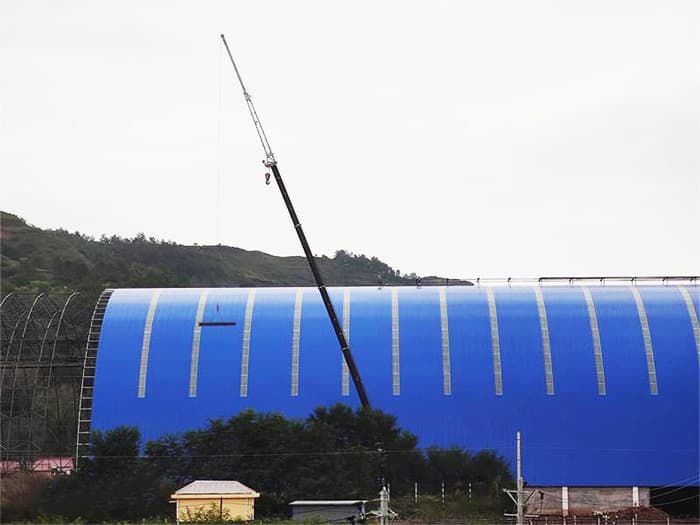 宝山煤棚网架工程